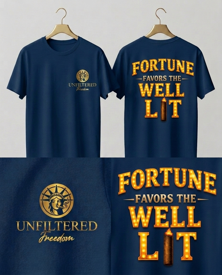 Fortune Favors the Well Lit T-Shirt