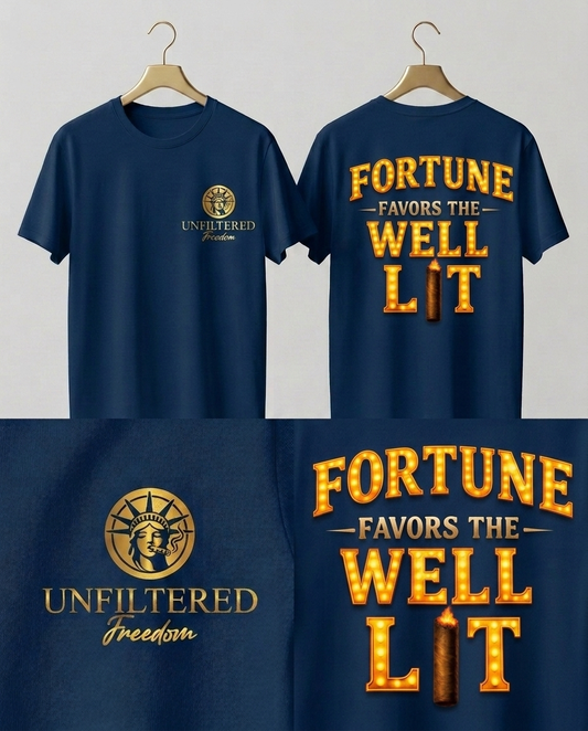Fortune Favors the Well Lit T-Shirt