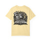 Freedom Graphic T-Shirt — 'Unfiltered Freedom' Statue of Liberty Design