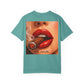 Cigar Kiss T-Shirt — Retro Pinup Lips Smoking Graphic Tee