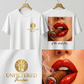 Cigar Kiss T-Shirt — Retro Pinup Lips Smoking Graphic Tee