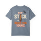 T-Shirt — "My Stick Is Bigger Than Yours" Cigar Humor Tee