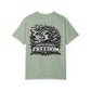 Freedom Graphic T-Shirt — 'Unfiltered Freedom' Statue of Liberty Design