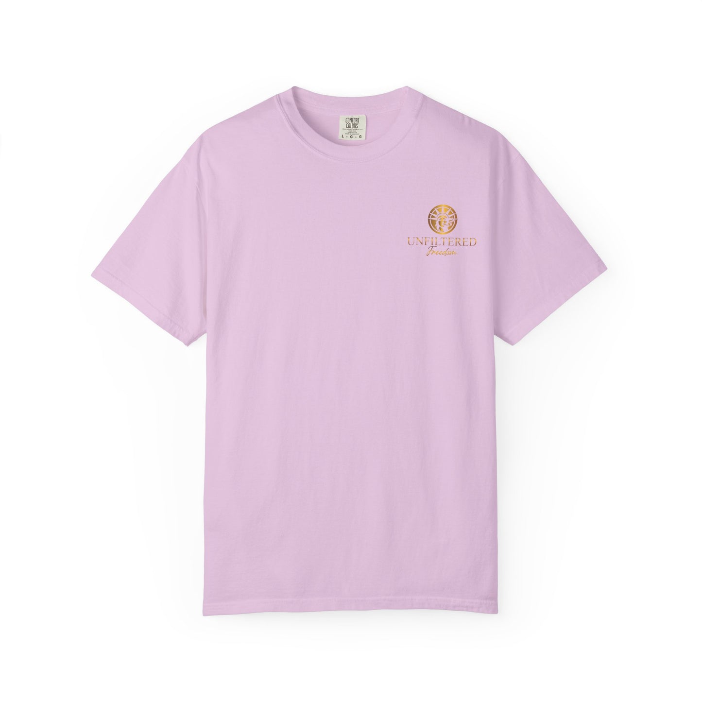 Freedom Graphic T-Shirt — 'Unfiltered Freedom' Statue of Liberty Design