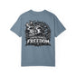 Freedom Graphic T-Shirt — 'Unfiltered Freedom' Statue of Liberty Design