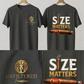 T-Shirt — "Size Matters" Cigar Graphic Tee