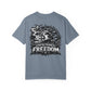 Freedom Graphic T-Shirt — 'Unfiltered Freedom' Statue of Liberty Design