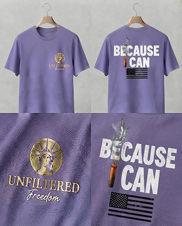 Because I Can Tee — Bold Graphic Statement T‑Shirt