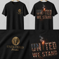 United We Stand T-Shirt — American Flag Flame Graphic Tee